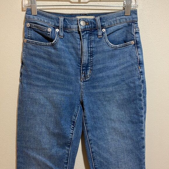 Madewell Slim Demi-Boot Hemp Denim Jeans in Enright Wash Size 25 NA931 - Picture 7 of 16
